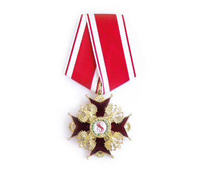 Орден Святого Станислава 3-й степени (копия), латунь, эмаль