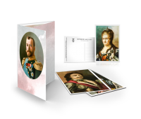 Набор открыток в суперобложке (19 шт., 10х15 мм) "Коллекция открыток. Романовы"