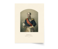 Постер-гравюра А4, премиум - Постер-гравюра: Николай I, император России
