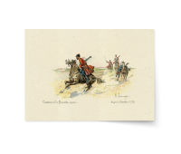 Постер-картина А4, стандарт "Собственный Его Величества конвой. N.Samokiche. Изданiе Фельтена СПБ"   из коллекции Лебедева В.Б.