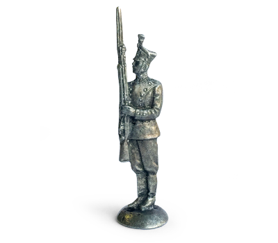 Солдатик оловянный нераскрашенный "Гвардейский рядовой" Серия "Первая мировая война"